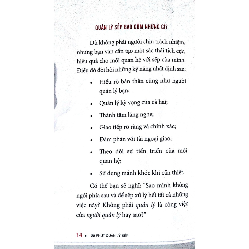 Sách - 20 Phút quản lý sếp (Tái bản 2017) | BigBuy360 - bigbuy360.vn