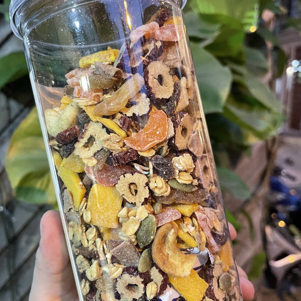GRANOLA cao cấp - Hạt ngũ cốc dinh dưỡng ăn kiêng hũ 500g Anngon.vn