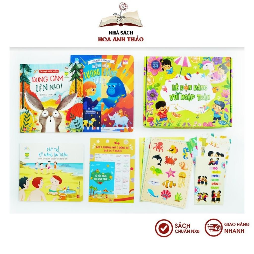 Sách - Hộp quà tặng 1/6 cho bé từ 0-9 tuổi, Hè rộn tàng - Vui ngập tràn