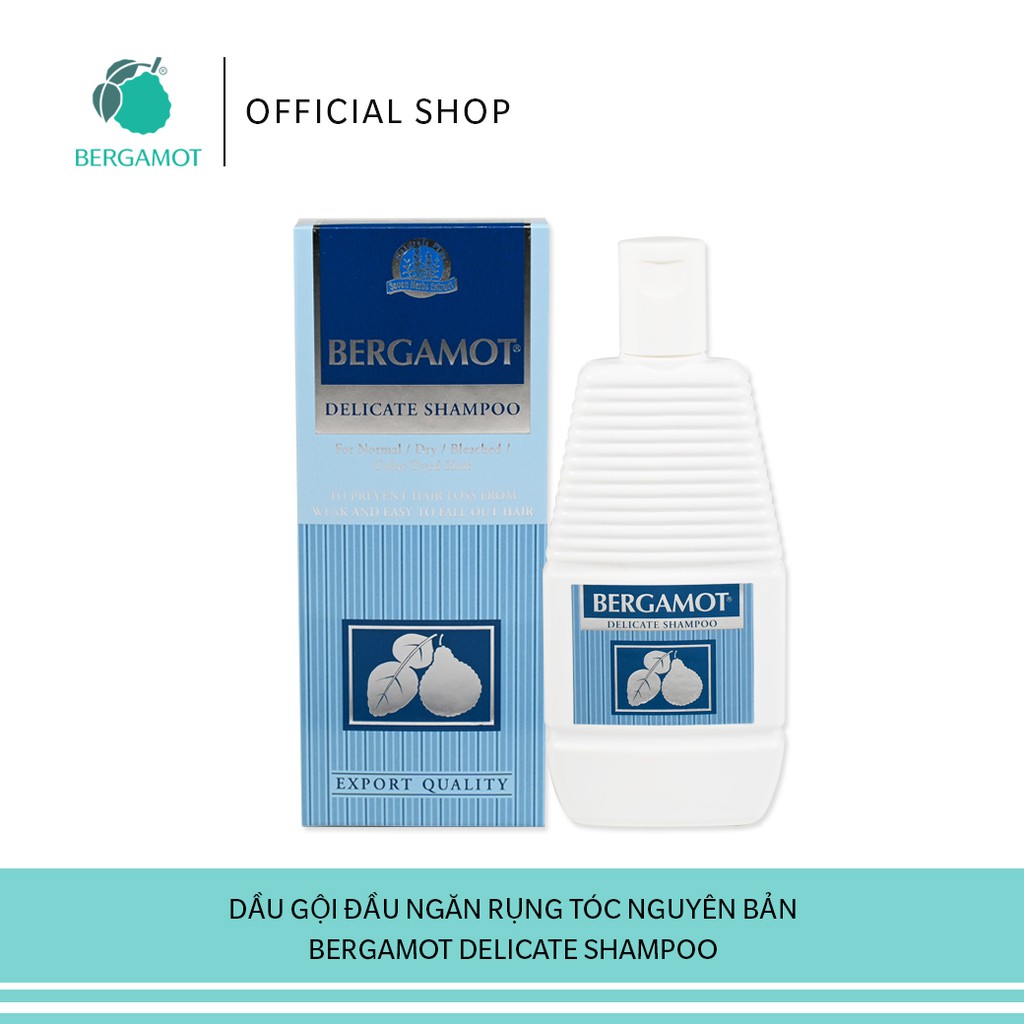 Dầu gội ngăn rụng tóc nguyên bản Bergamot - Bergamot Delicate Shampoo 100ml