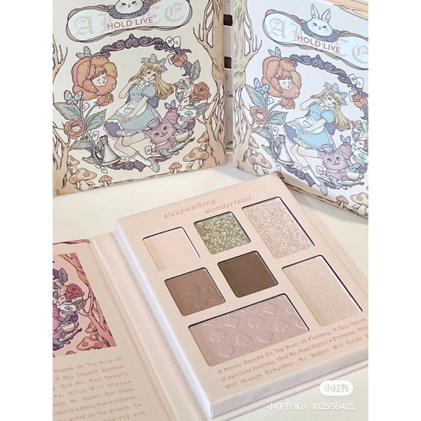 Bảng Phấn Mắt Má Hồng Hold Live Alice In Wonderland
