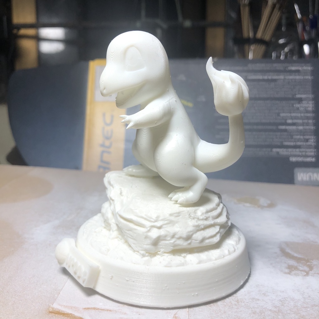 Mô Hình Charmander Pokemon  Bằng Chất Liệu Nhựa Resin - Cao 12 cm