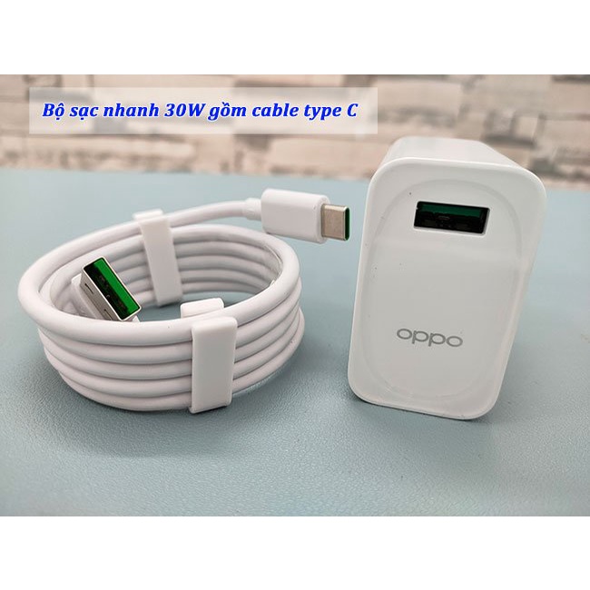 Sạc Điện Thoại Oppo Vooc 30w, Củ Sạc Nhanh Oppo Và Dây Sạc Nhanh Oppo Chuẩn Zin Bảo Hành 12 Tháng