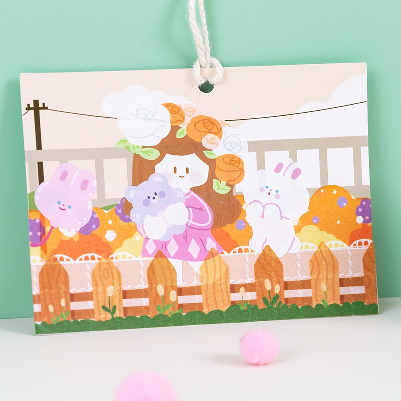 Set 12 Cuộn Băng Keo Washi In Họa Tiết Hoa Tự Nhiên Trang Trí Thủ Công