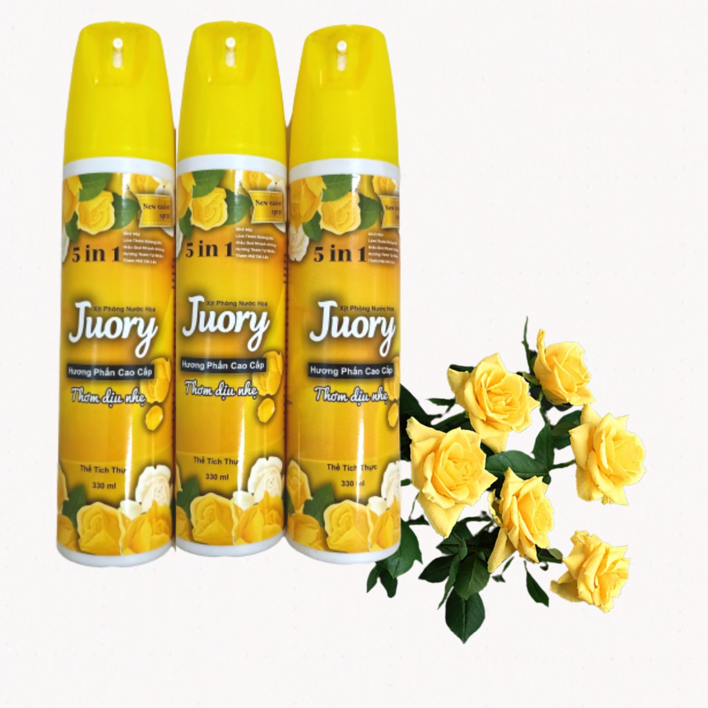 JUORY - COMBO 2 &amp; 3 CHAI [CHAI XỊT PHÒNG NƯỚC HOA CAO CẤP 5IN1]