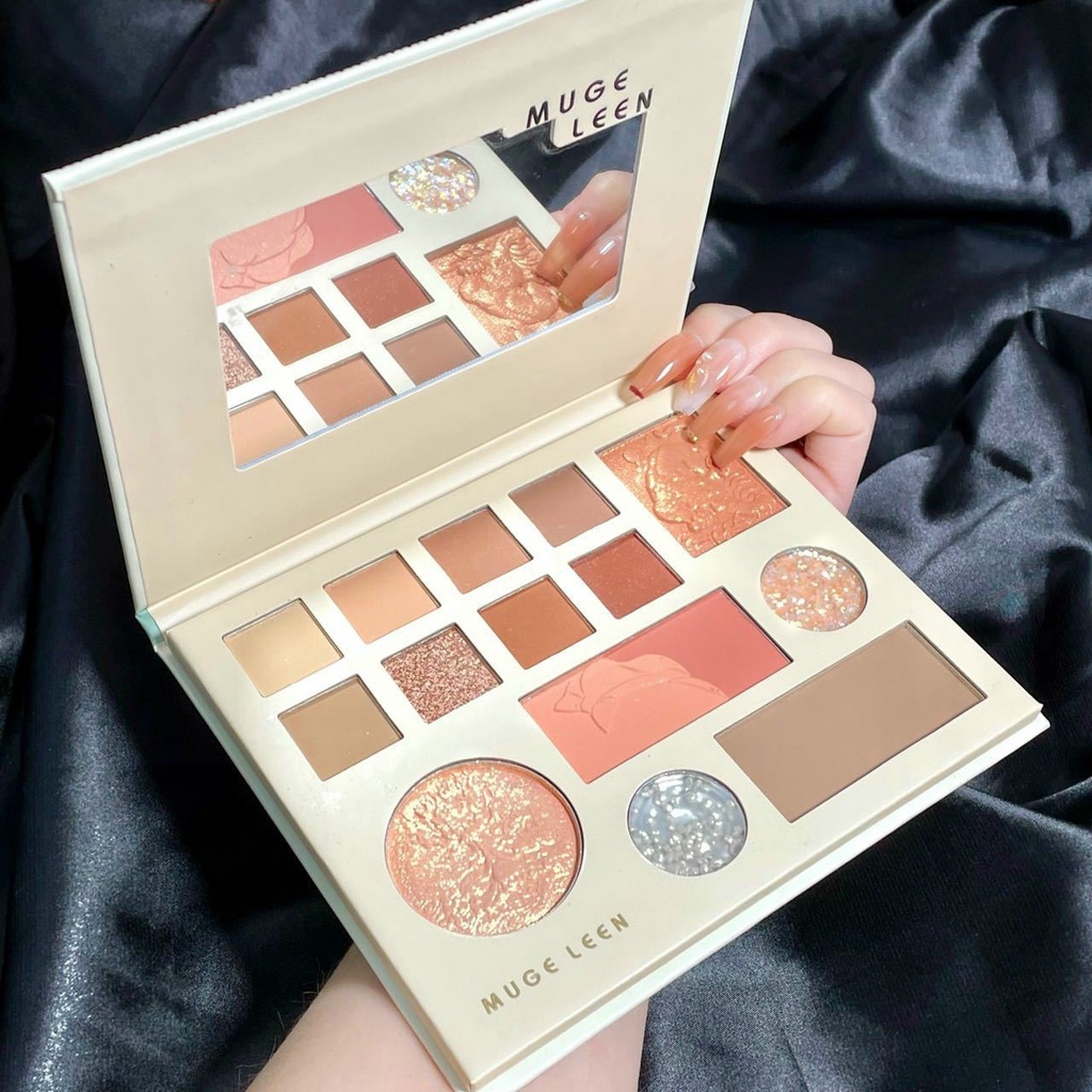 Bảng phấn mắt 14 ô con hổ Mugee leen