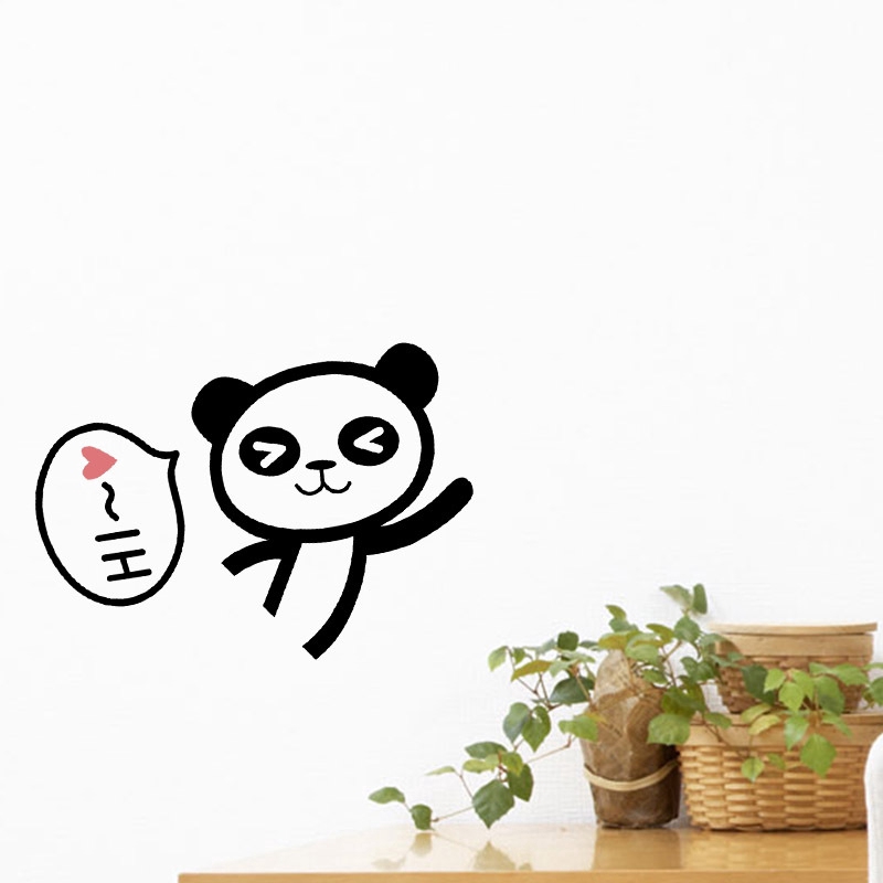 Sticker Dán Tường Họa Tiết Hình Mèo Dùng Trong Trang Trí Phòng Khách/Phòng Ngủ Đa Năng