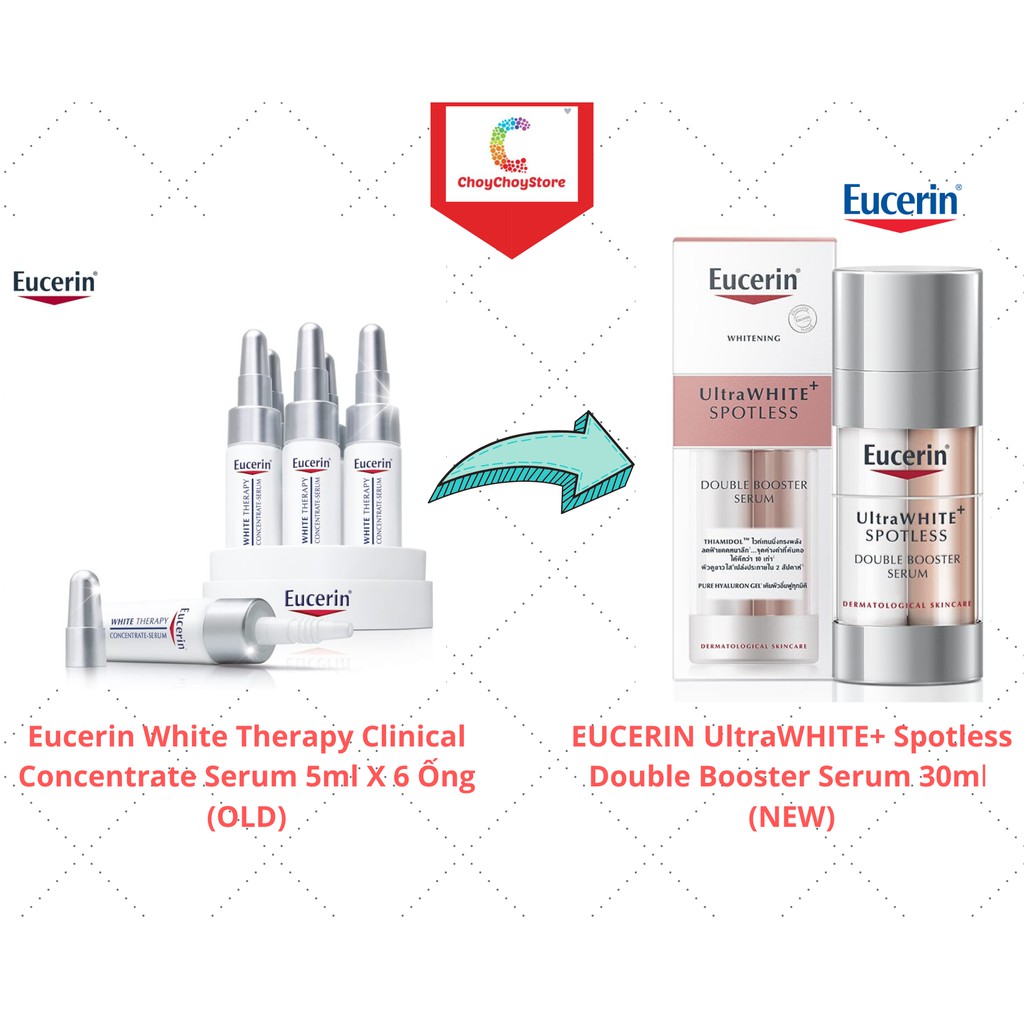 [TEM CTY] EUCERIN UltraWHITE Spotless Double Booster Serum 30mL - Tinh Chất Giảm Thâm Nám Và Dưỡng Trắng Da