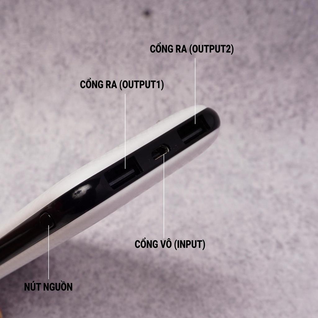 Pin sạc dự phòng BESTON dung lượng 10.000mAh, có màn hình led hiển thị phần trăm pin, thiết kế nhỏ gọn (Hàng chính hãng)