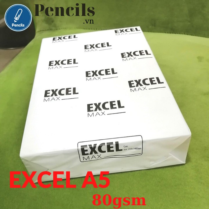 Giấy A5 Excel 70gsm/ 80gsm