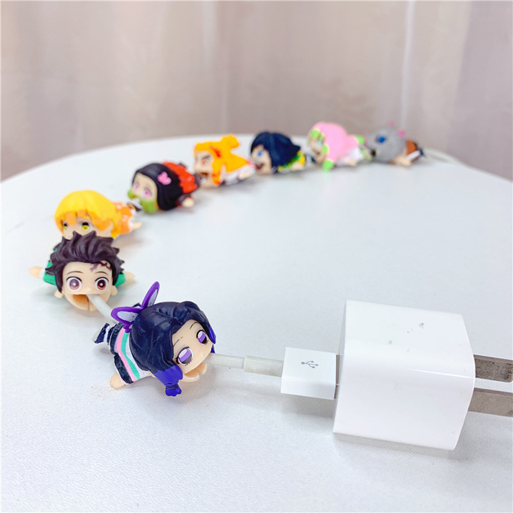 Phụ Kiện Bảo Vệ Dây Cáp Sạc Usb Kiểu Dáng Hoạt Hình Dễ Thương