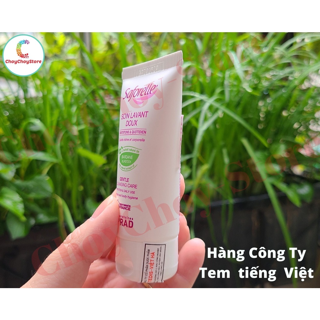 [SAMPLE 30ML HSD 07/22] Dung dịch vệ sinh SAFORELLE Soin Lavant Doux 30ML -  hương dịu nhẹ