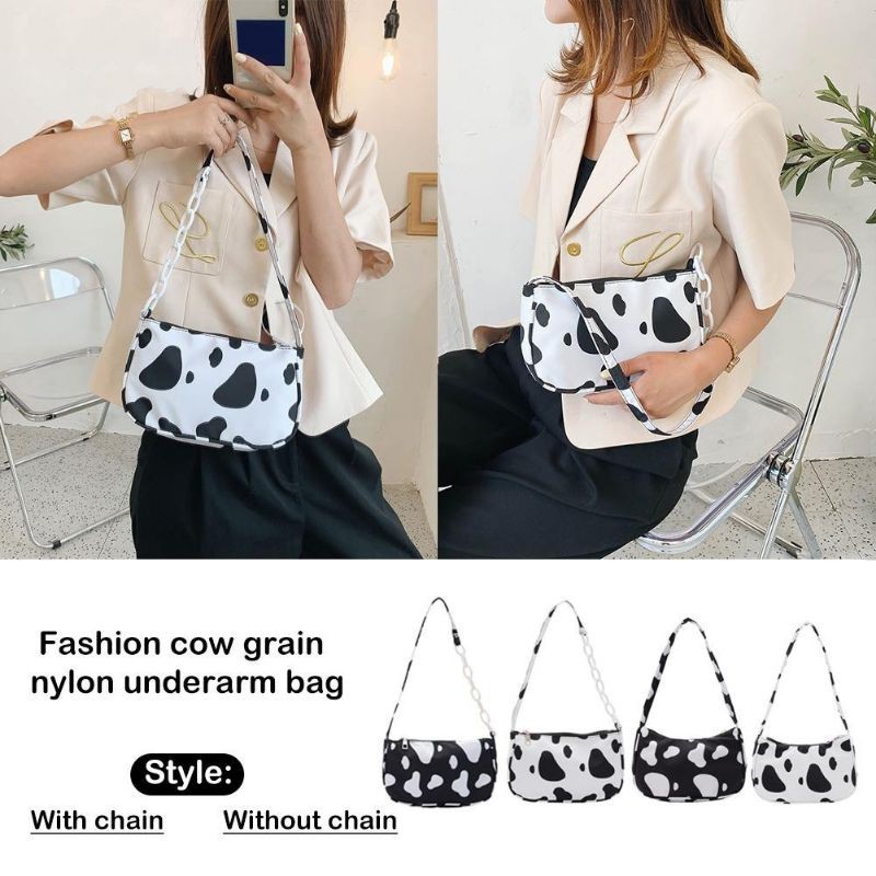 TÚI XÁCH TAY KẸP NÁCH BÒ SỮA QUAI XÍCH 🐄 Tie Dye Boutique 🌼