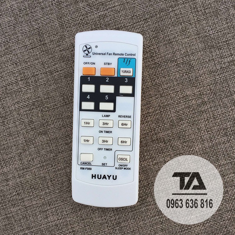 Điều khiển quạt đa năng các dòng quạt cây đứng - treo tường - trần các hãng