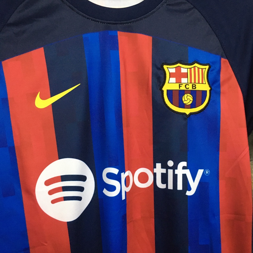Bộ quần áo bóng đá Ngôi sao Messi Barca sân nhà update mẫu mới 2023 font C1