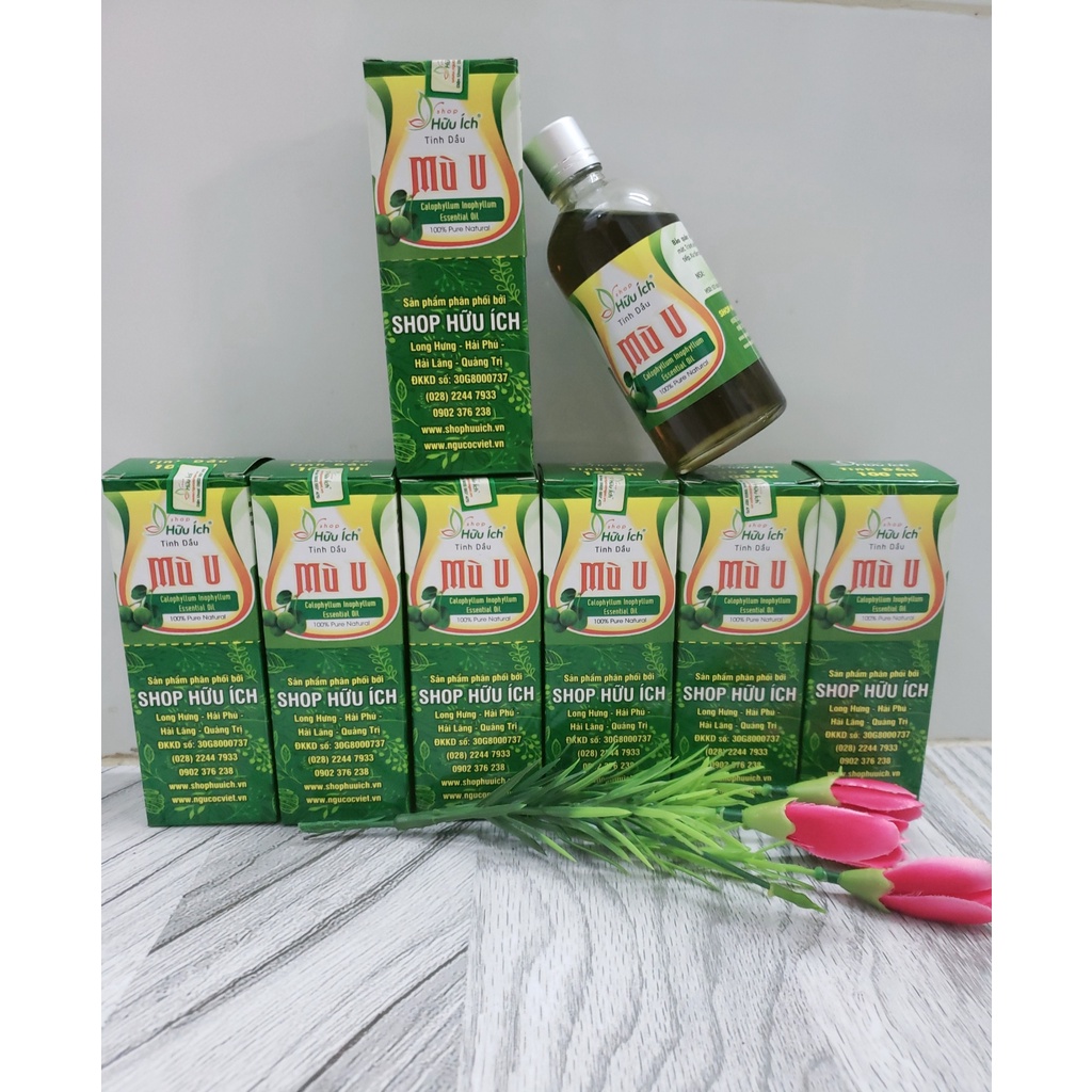 Dầu Mù  U xanh nguyên chất  100ml nhà làm