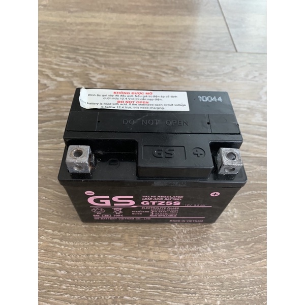 Ắc quy xe máy GS cũ/đã qua sử dụng, 12V 3.5Ah GTZ5S