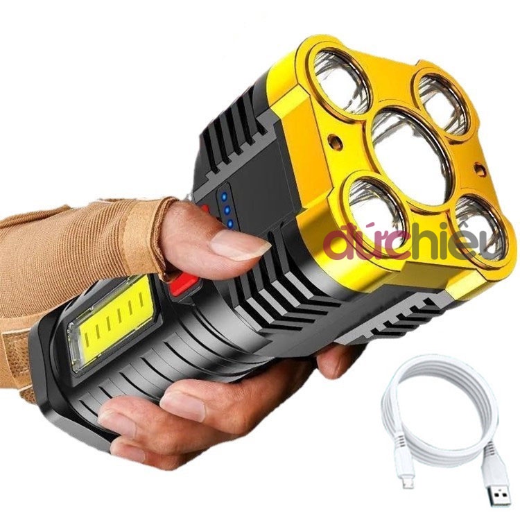 Đèn pin siêu sáng hiển thị pin đa năng nhỏ gọn 912 – Đức Hiếu Shop
