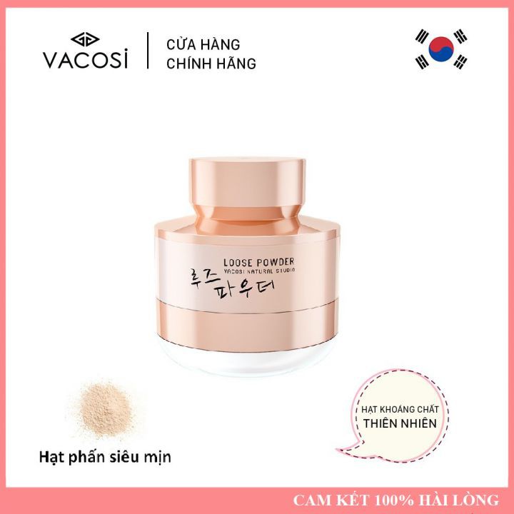 [ HÀNG CHÍNH HÃNG ] PHẤN PHỦ BỘT SIÊU MỊN KIỀM DẦU VACOSI NATURAL STUDIO LOOSE POWDER 12G