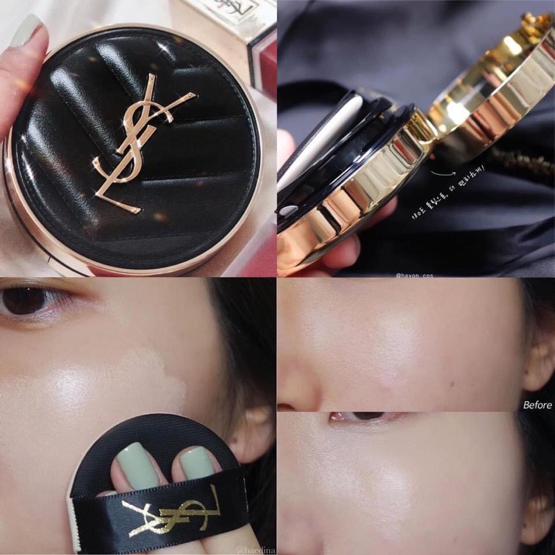 Phấn nước Le Cushion Encre De Peau Luminous Cushion Foundation Matte  YSL bản da Limited 2020 sẵn tone 10 / tone 20