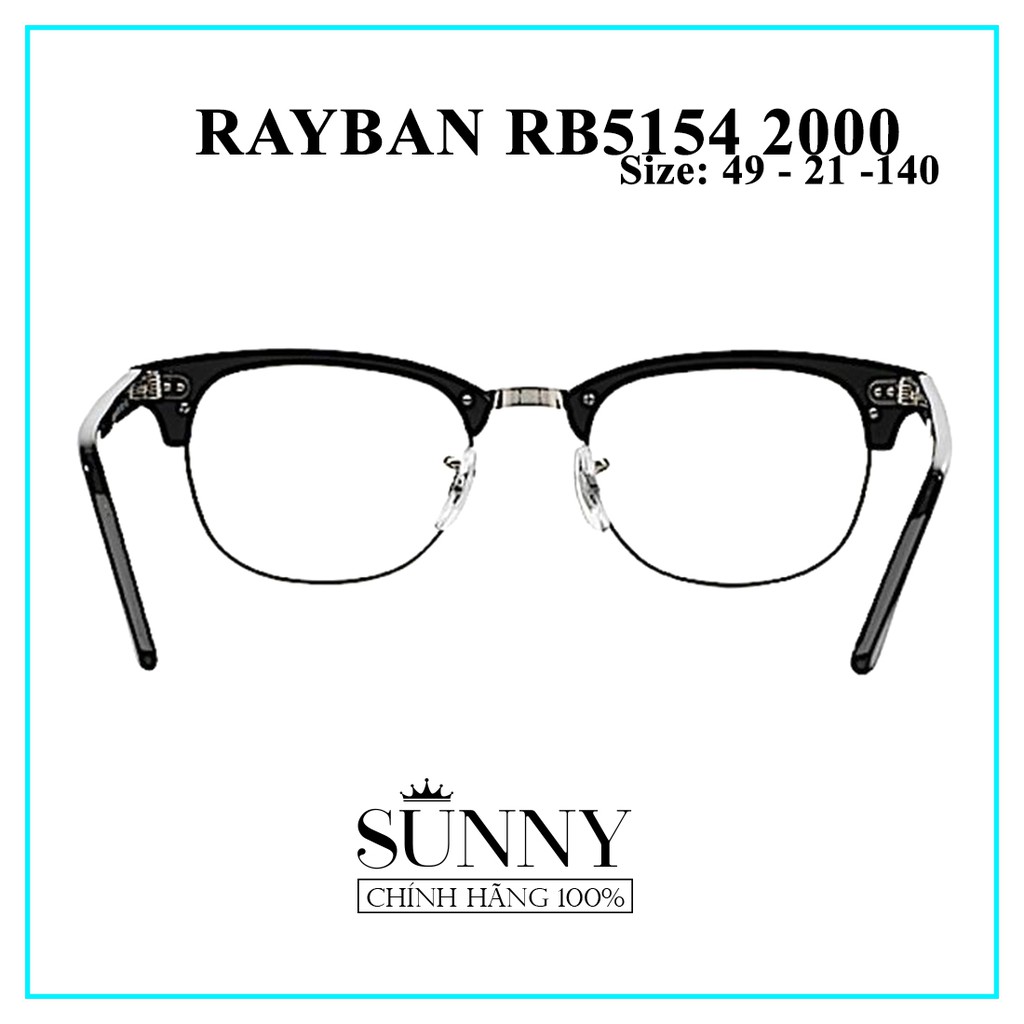 RB5154-2000 - Kính gọng Ray-Ban chính hãng, bảo hành toàn quốc, kèm tem chống hàng giả của bộ công an cấp