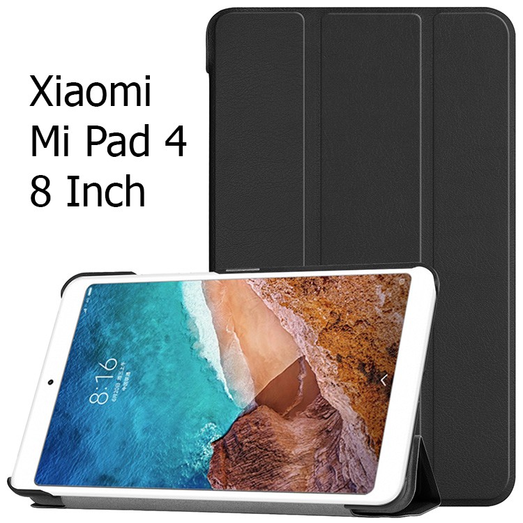 Bao Da Xiaomi Mi Pad 4 8 Inch Gấp 3 Cover Cho Máy Tính Bảng Hỗ Trợ Smart Cover
