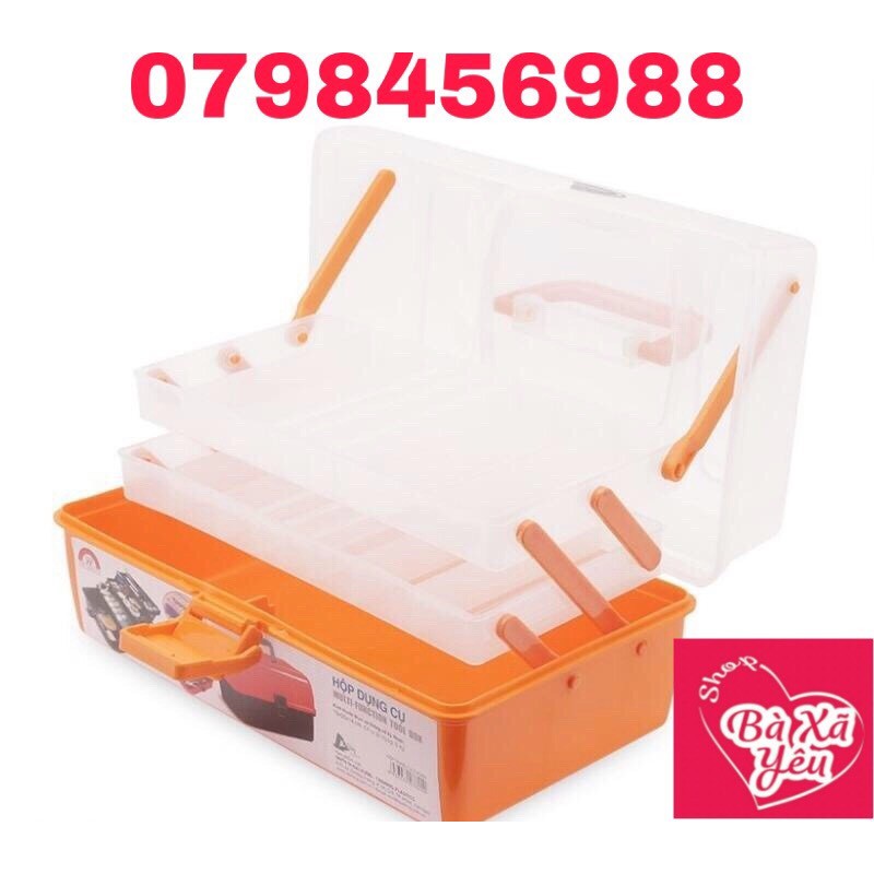 Hộp đựng dụng cụ làm nail 2 tầng - BX1957