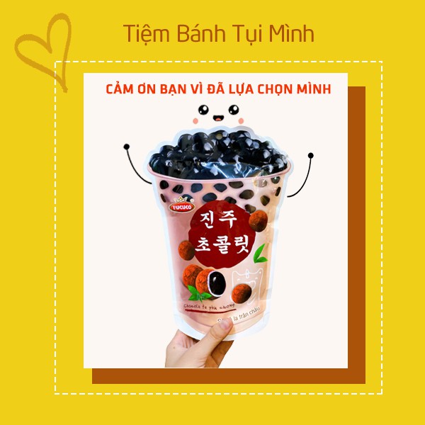 Kẹo Socola Trà Sữa trân châu 120g