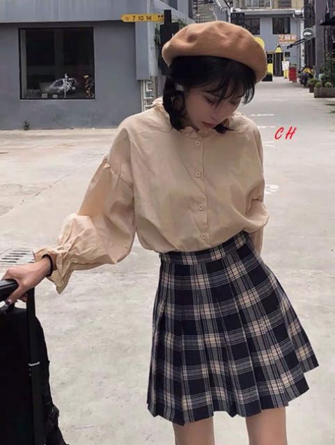 Chân váy kẻ caro có ảnh chụp thật SP | BigBuy360 - bigbuy360.vn