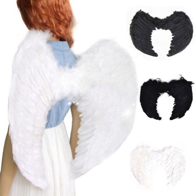 Cánh thiên thần hóa trang Halloween dành cho trẻ em và người lớn-xả hàng