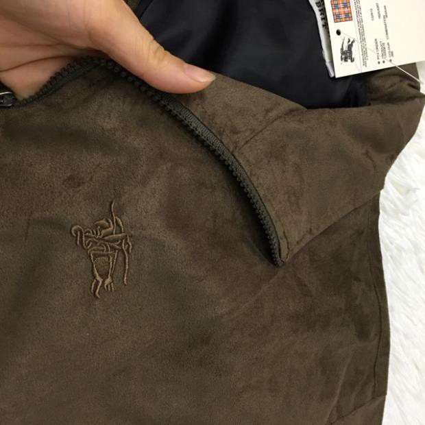 Áo Khoác Da Lộn Bubbery / Xả Hàng Giá Sốc