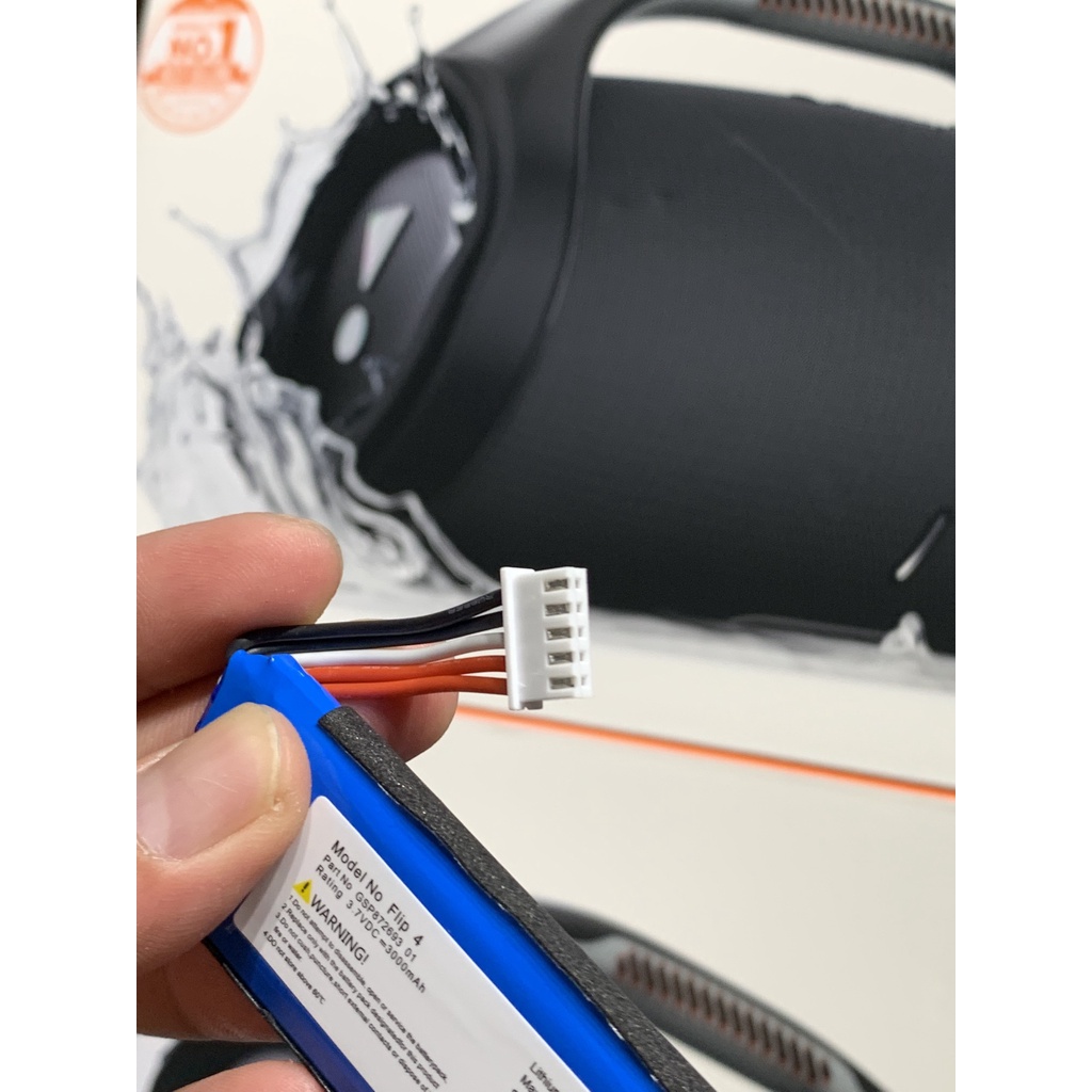 Pin Loa JBL Flip 4. Thay pin cho loa Bluetooth JBL Flip 4. Dung lượng chuẩn chính hãng