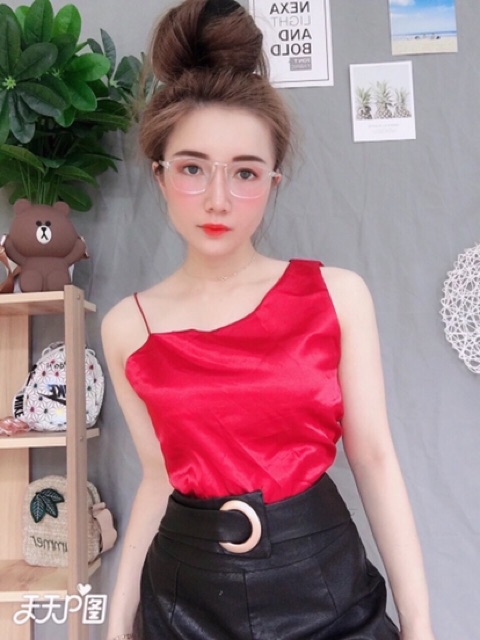 Áo kiểu lệch vai MẪU 5( kèm ảnh thật)