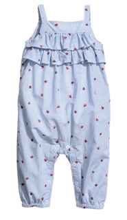 Jumpsuit bèo nhún dáng dài HM auth