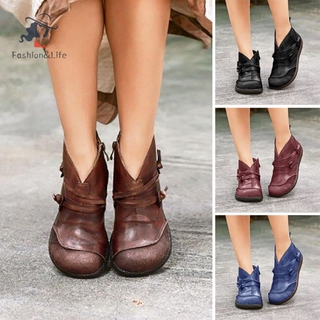 Bốt Nữ Thời Trang Vintage Cá Tính