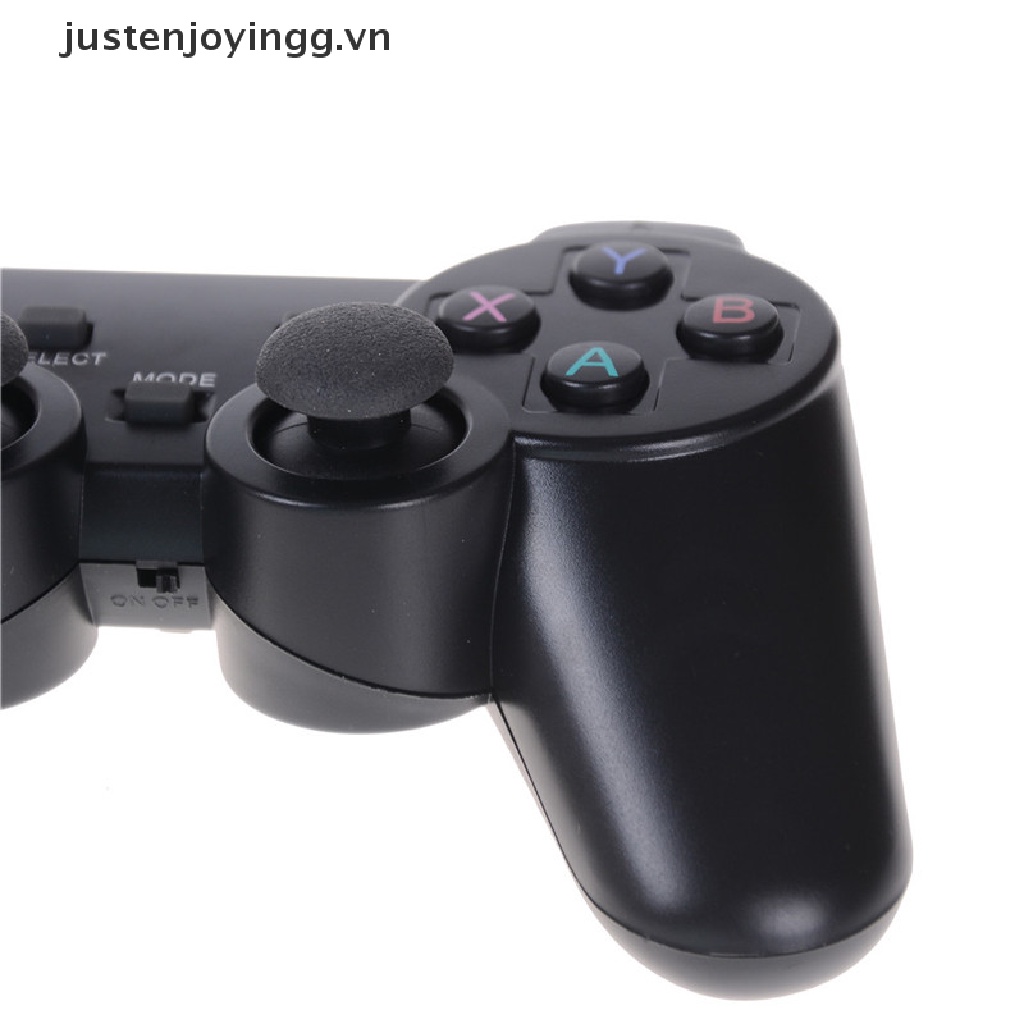 Tay cầm điều khiển trò chơi kép không dây 2.4GHz cho PS3 PC TV Box