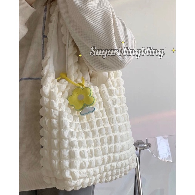 Túi xốp kèm móc khoa hoa | Sugarblingbling