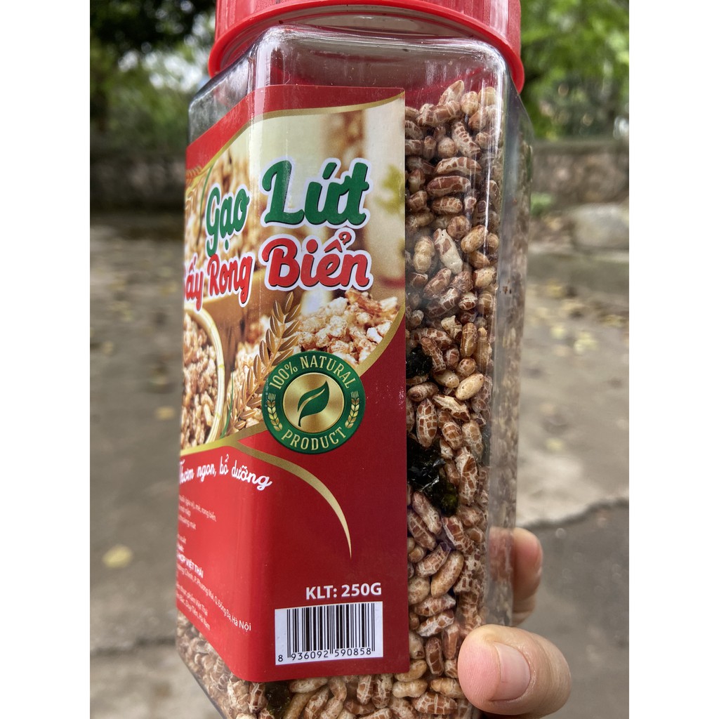 GẠO LỨT SẤY RONG BIỂN HÀ THÀNH HŨ 250G