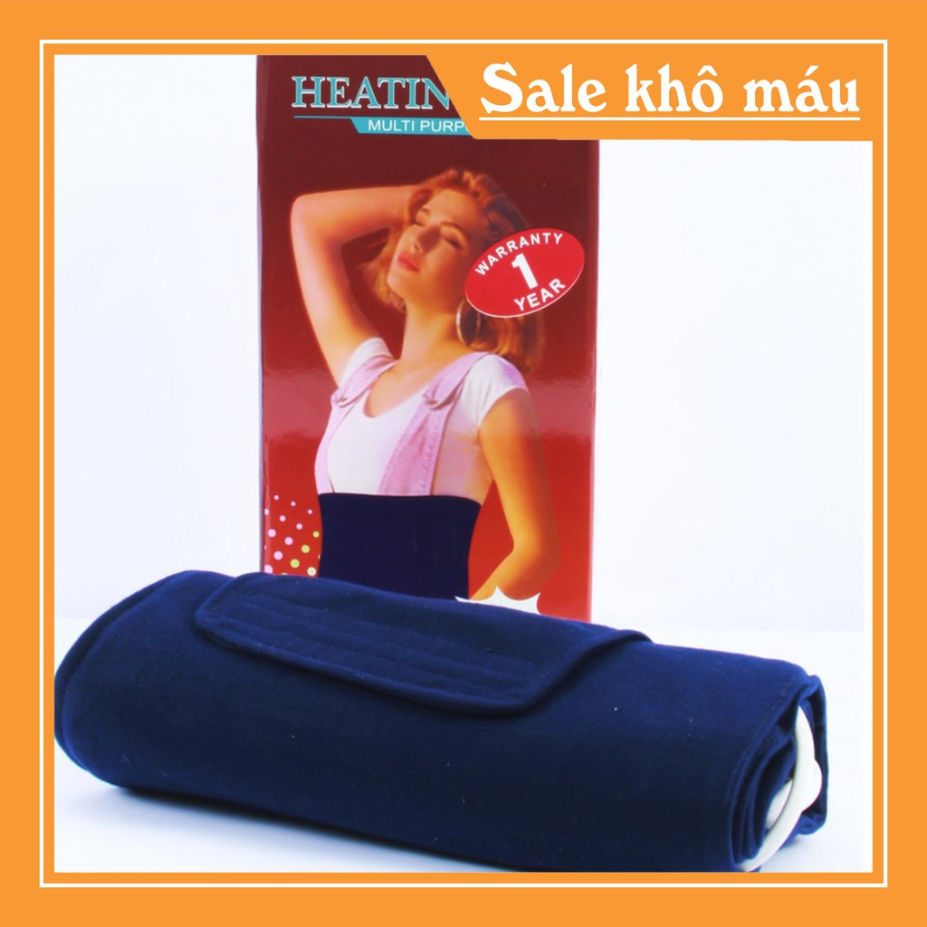 (có sẵn) Đai quấn nóng heating pad hỗ trợ giảm eo, giảm đau nhức