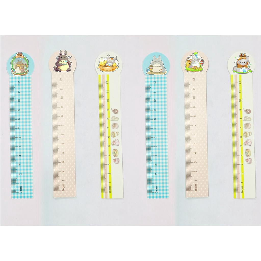 Thước kẻ dẻo totoro TPP22 thước kẻ 12 cm cute dễ thương hoạt hình thần tượng