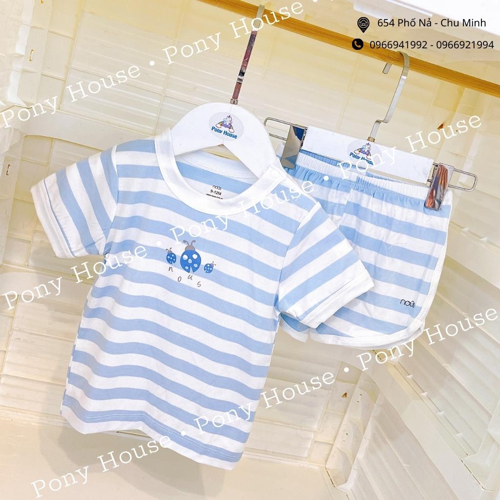 Bộ Quần Áo Cộc Nous Cài Vai Chất Liệu Nu Petit Cho Bé Size 9-12 Tháng Đến 2-3Y Mẫu Mới 2022