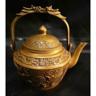 Ấm Trà Cổ Bằng Đồng Thau mã MT01