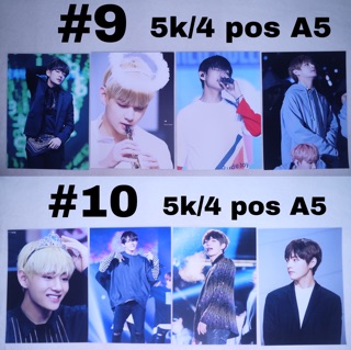 (Có sẵn) Sale poster A5 V BTS