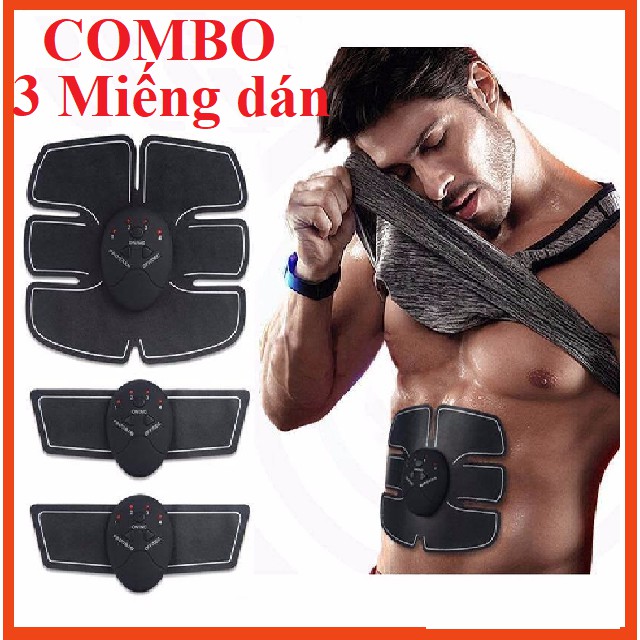 FREESHIP TỪ 50K_ Bộ 3 Máy Tập Thể Dục Đánh Tan Mỡ Bụng, Bắp tay, Bắp chân tạo Cơ Bắp săn chắc EMS