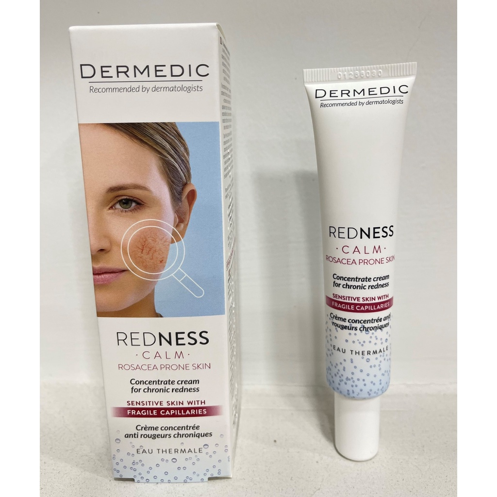 Kem dưỡng dành cho da nhạy cảm mẫn đỏ Dermedic Redness Concentrate Cream For Chronic Diseases 40ml