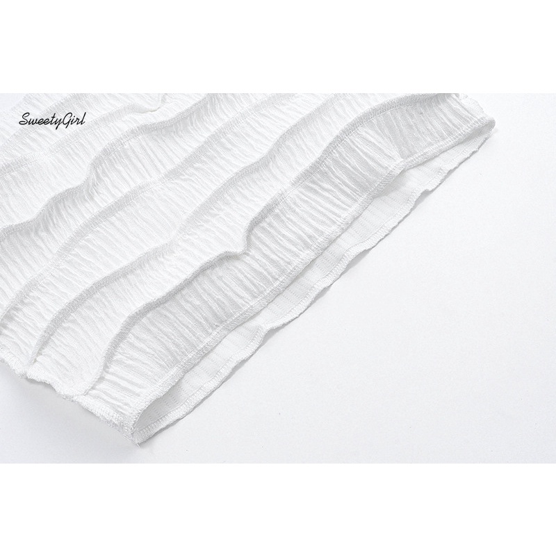 Áo Thun Tay Ngắn Cổ Vuông Màu Trơn Đính Nơ Thời Trang Dành Cho Nữ 2022