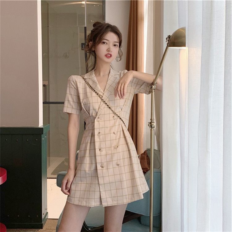 Đầm Midi Tay Ngắn Phong Cách Retro | BigBuy360 - bigbuy360.vn