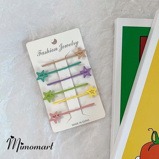 Set 6 kẹp mái sắc màu pastel
