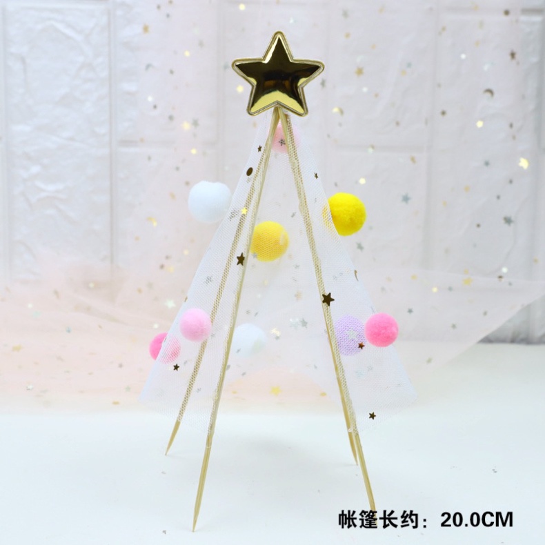 thẻ cắm trang trí bánh sinh nhật [FREESHIP❤️] khung cắm Lều vải