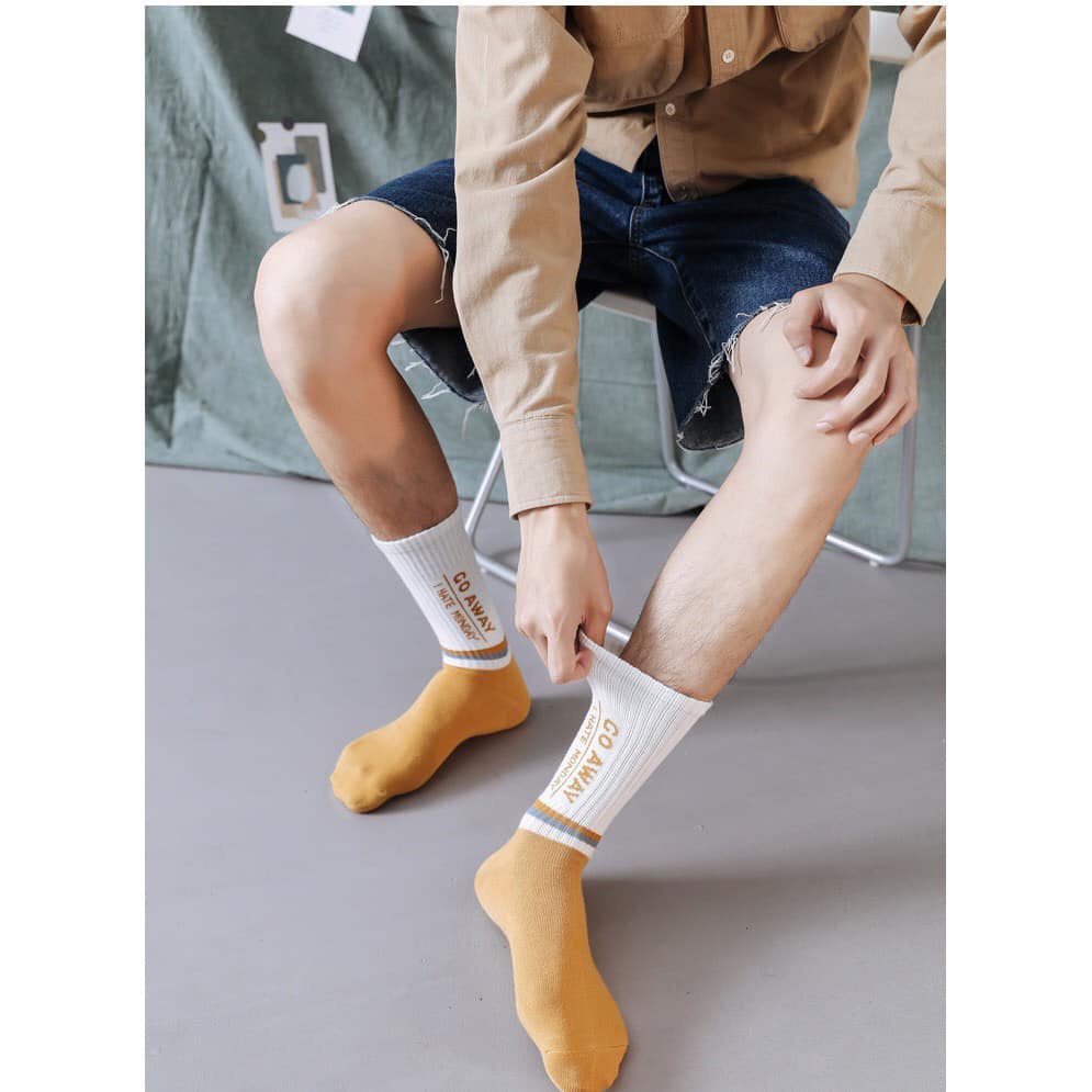 Combo 5 đôi tất cao cổ họa tiết thời trang